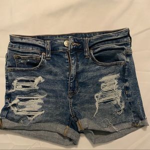 American eagle shorts high rise size 6